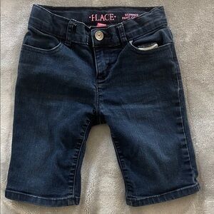 Kids Denim Shorts - Dark Blue